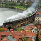 Auf dem Elbviadukt