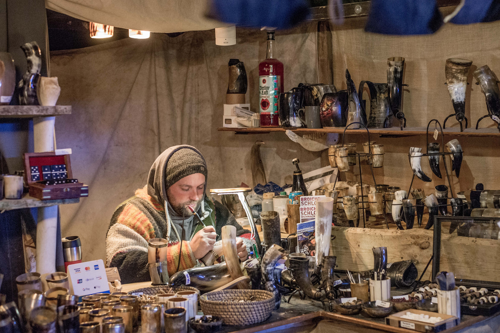 Auf dem Essener Weihnachtsmarkt 