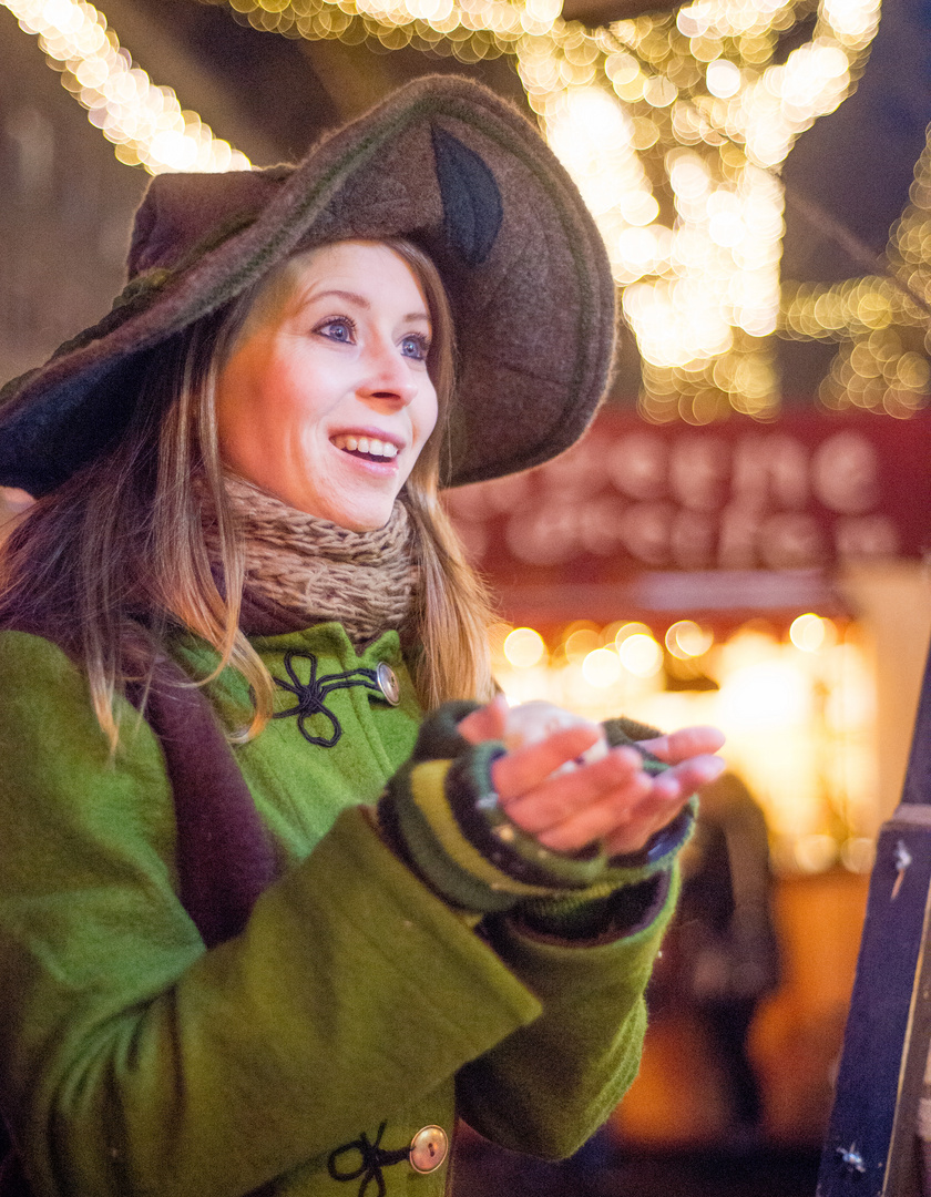 Auf dem Essener Weihnachtsmarkt