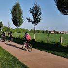 Auf dem Fahrradweg