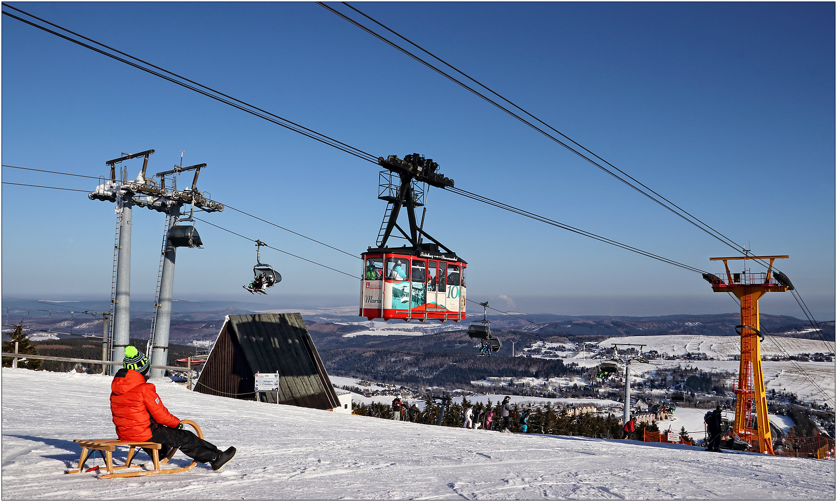 Auf dem Fichtelberg...