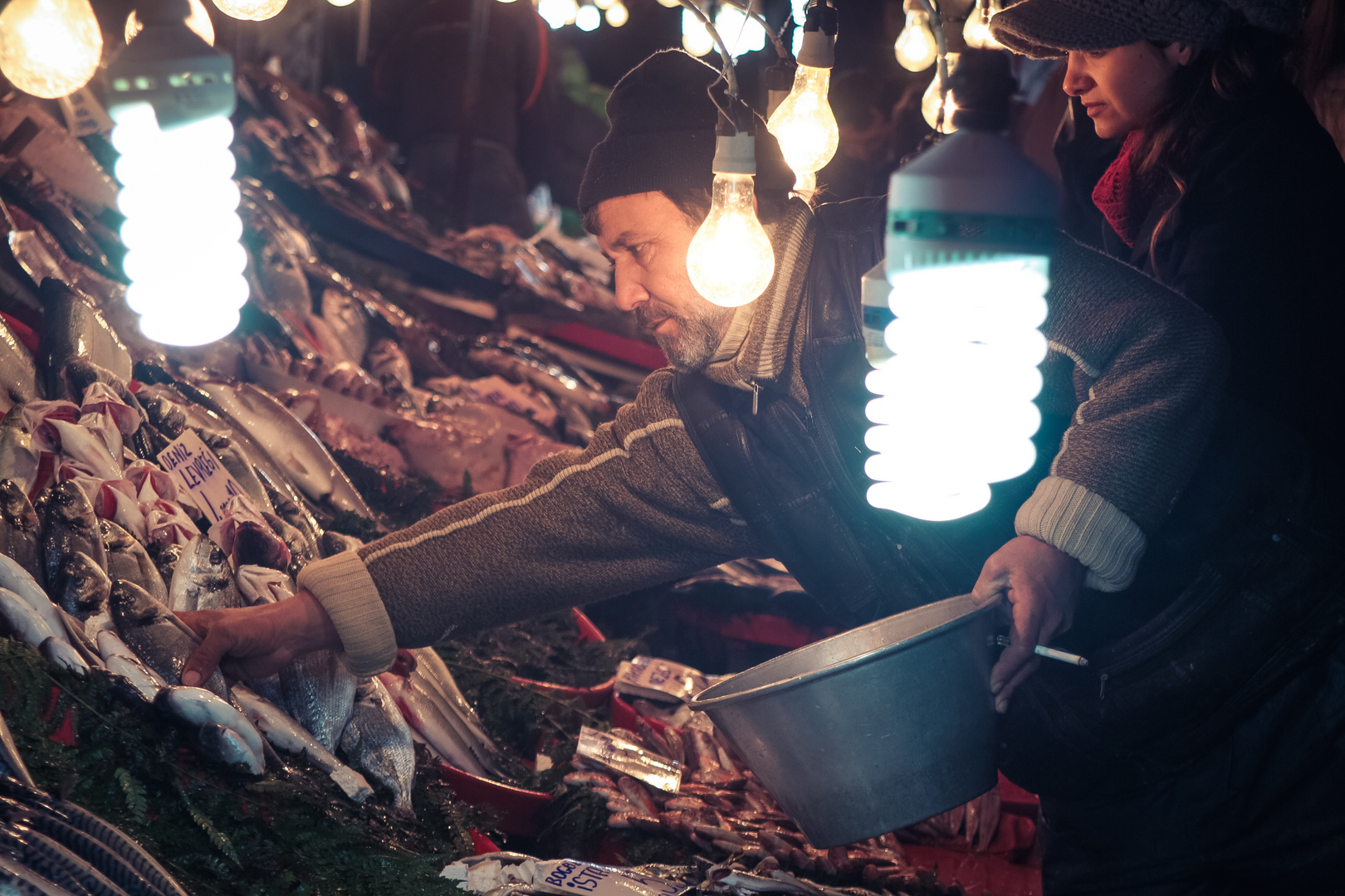 auf dem Fischmarkt