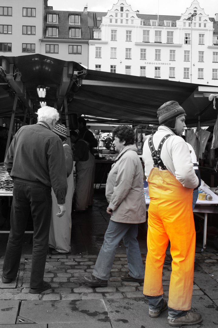 Auf dem Fischmarkt in Bergen