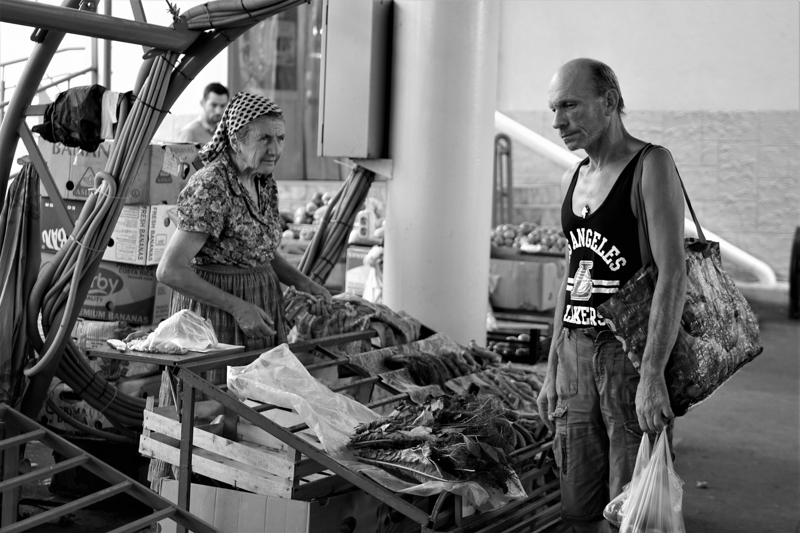 auf dem Fischmarkt in Tiraspol