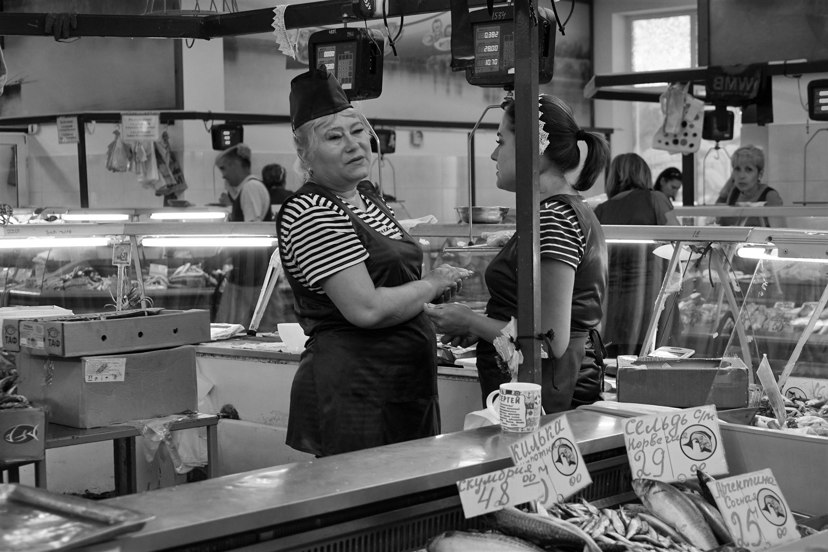 auf dem Fischmarkt in Tiraspol