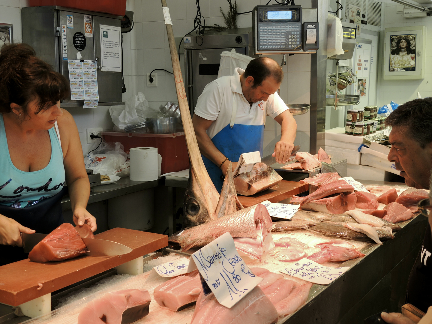 Auf dem Fischmarkt von Cádiz (3)