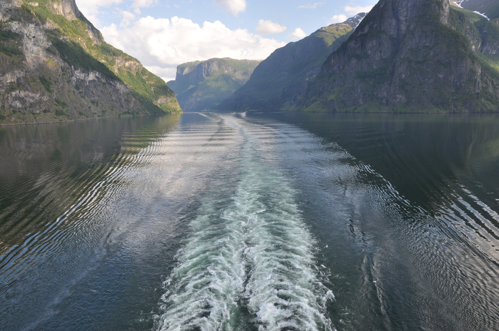 Auf dem Fjord