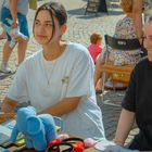 auf dem Flohmarkt 3/4 : freundliche Gesichter