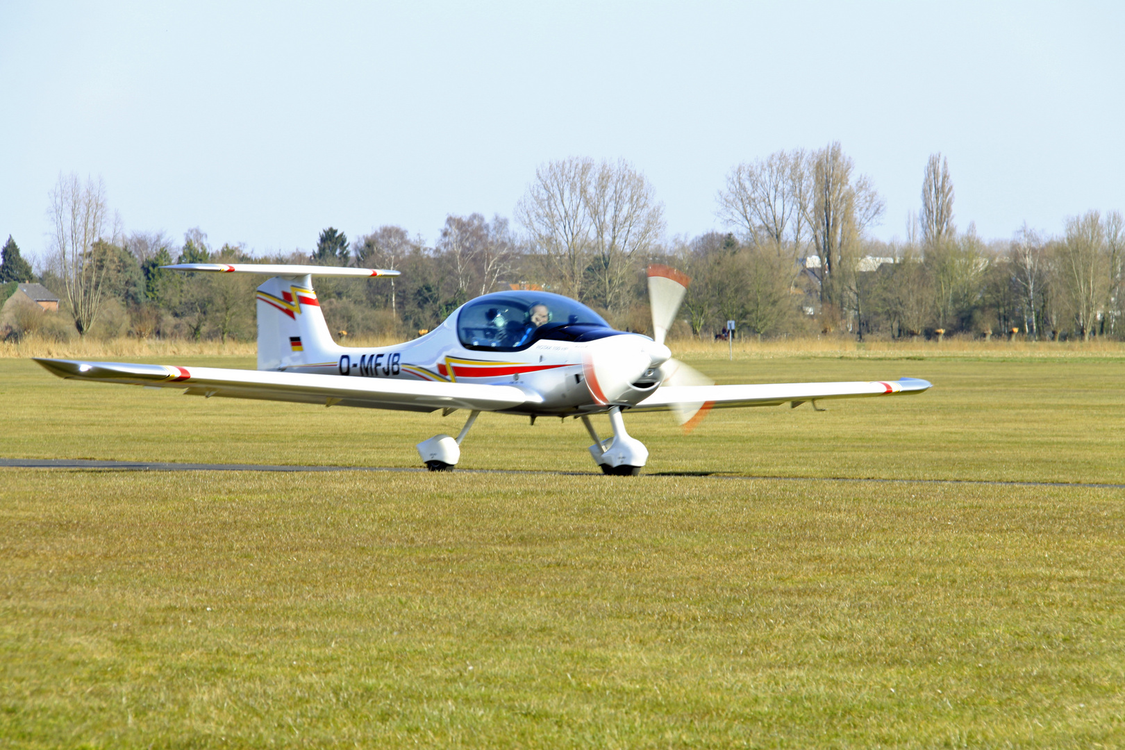 Auf dem Flugfeld