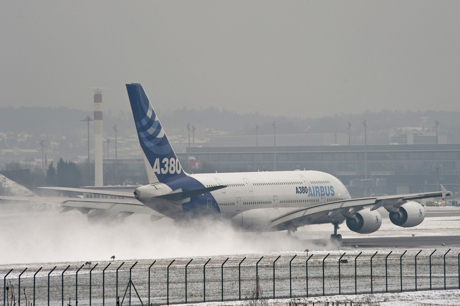 Auf dem Flughafen Kloten