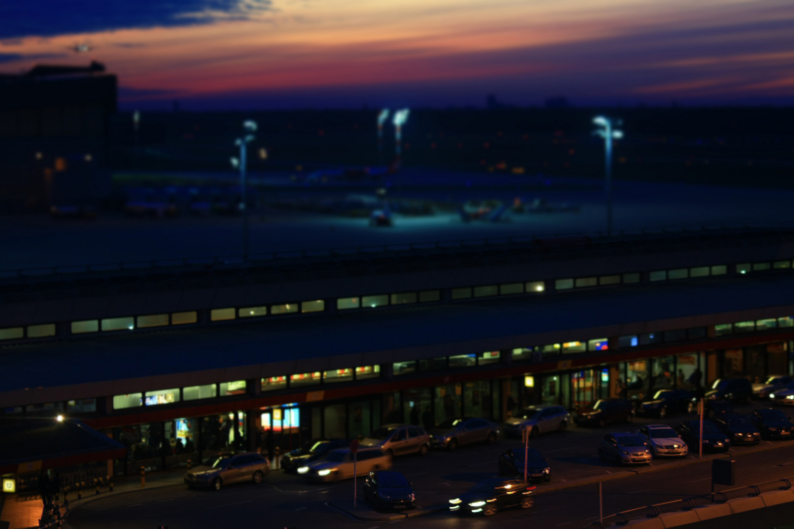 Auf dem Flughafen Tegel ...