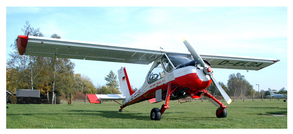 auf dem Flugplatz in Zwickau...