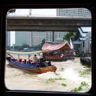 Auf dem Fluss Chao Praya in Bangkok, Thailand