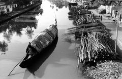 Auf dem Fluss in Alleppey