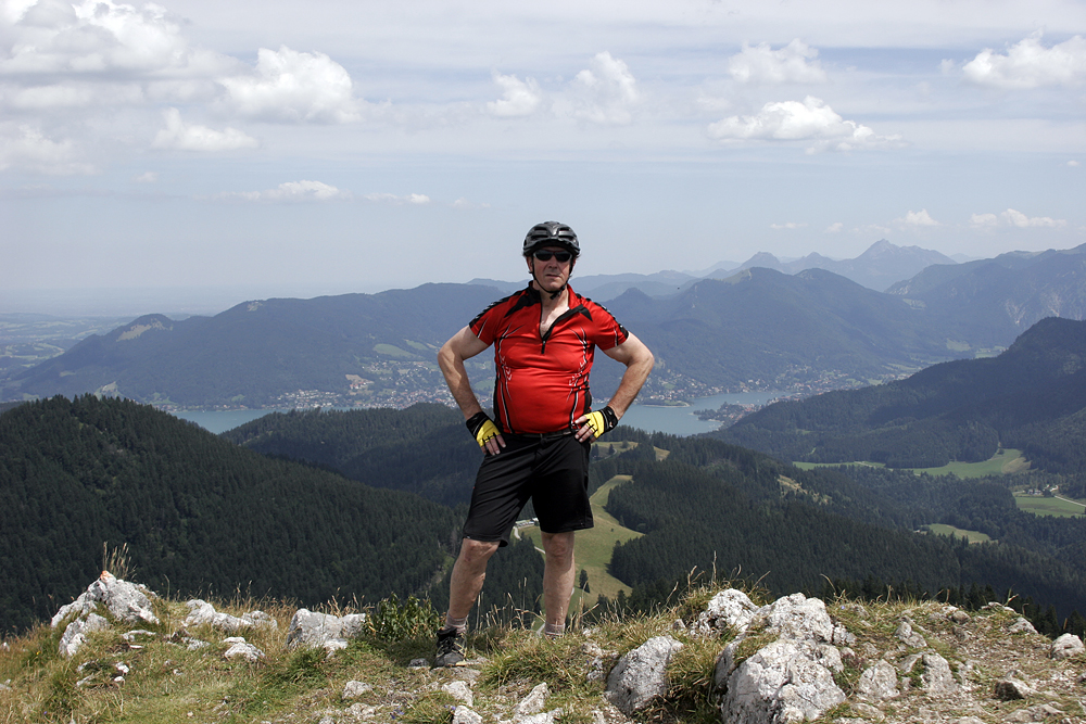 " Auf dem Fockenstein angekommem" Tegernsee 6