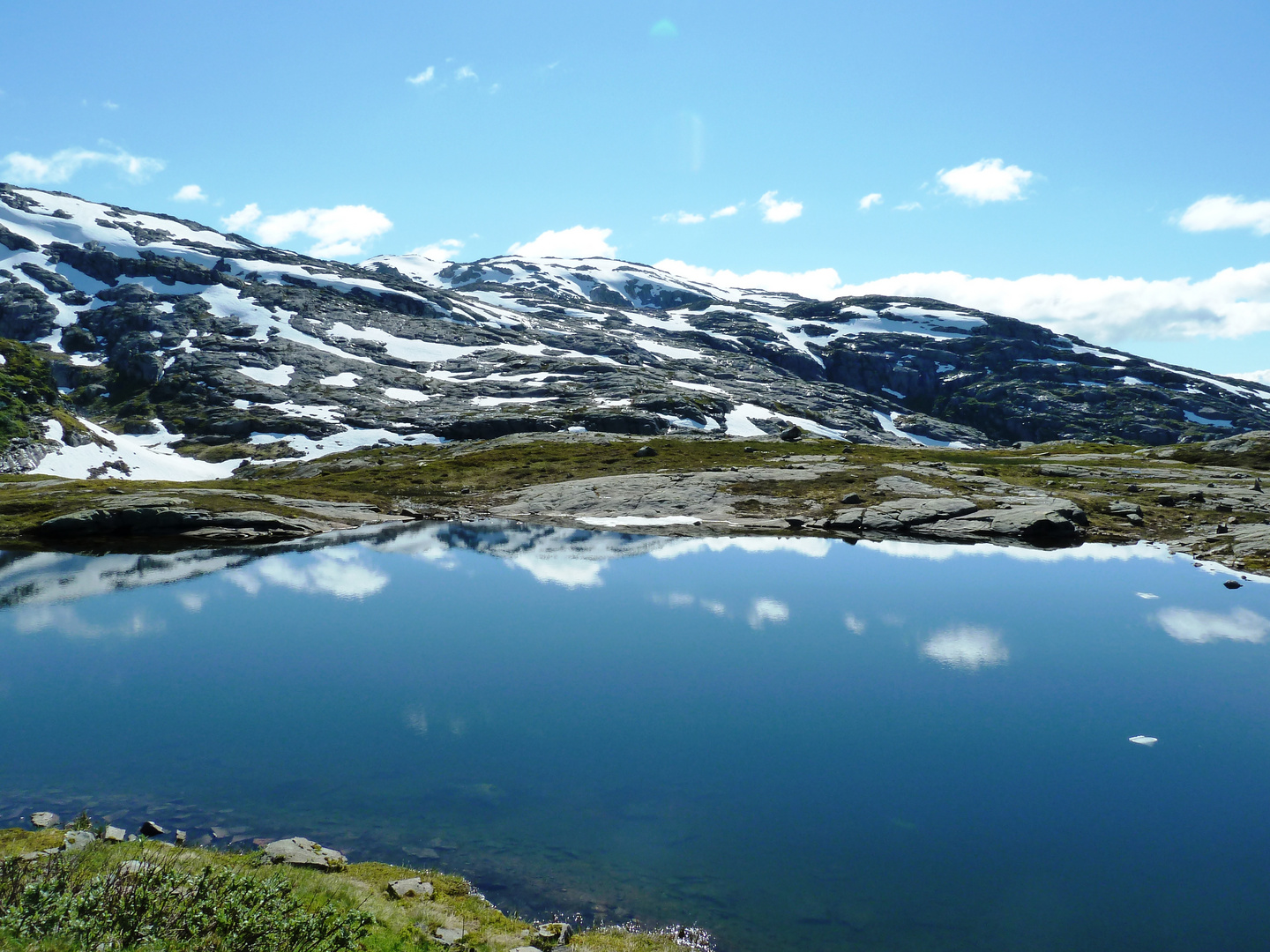 Auf dem Folgefonn-Gletscher