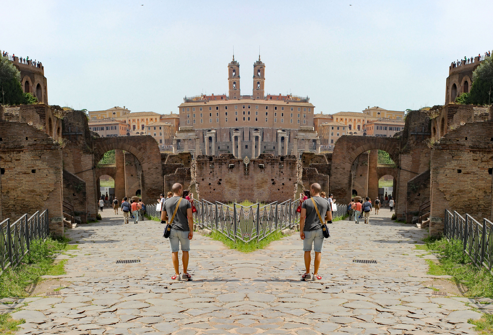 Auf dem Forum Romanum