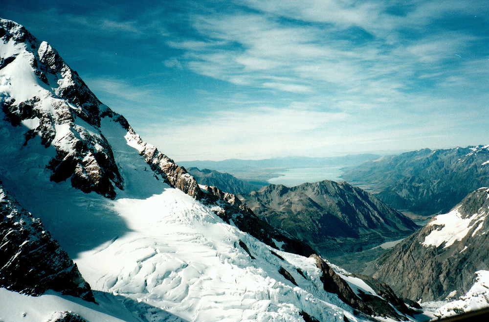 Auf dem Fox Gletscher Neuseeland