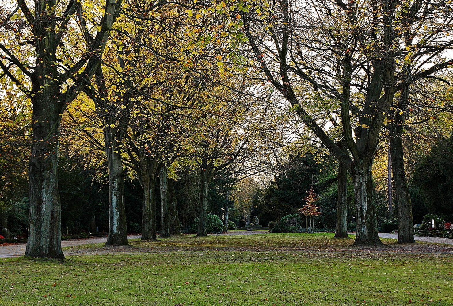 Auf dem Friedhof