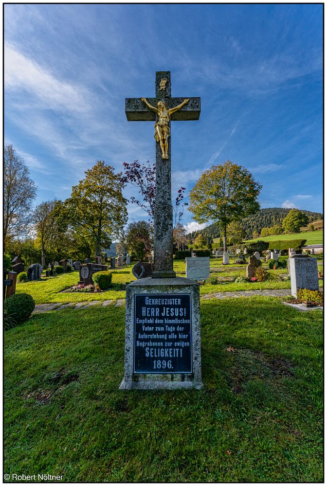 Auf dem Friedhof in Bernau im Schwarzwald