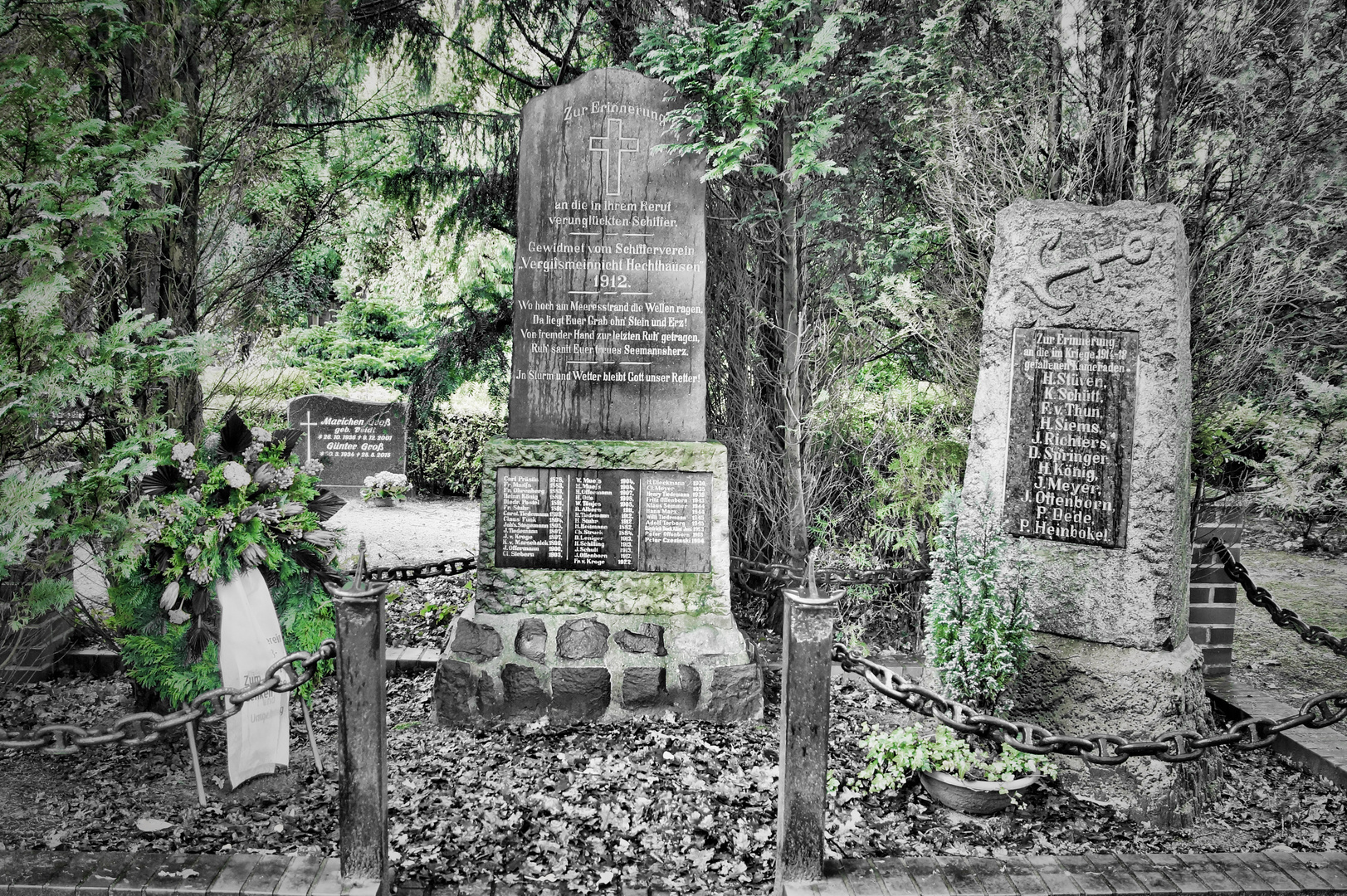 Auf dem Friedhof in Hechthausen