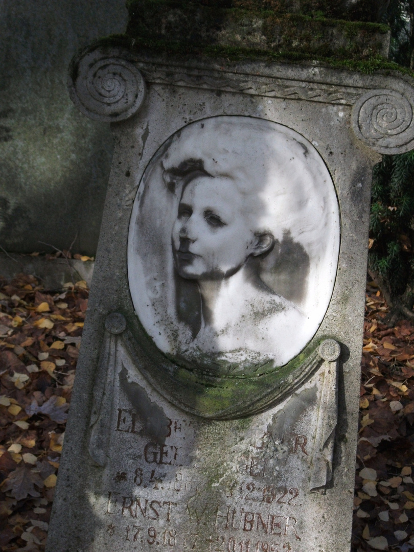 auf dem Friedhof in Weimar