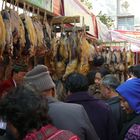 Auf dem Fruehlingsfestmarkt in Kunming: Yakfleisch