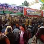 Auf dem Fruehlingsfestmarkt in Kunming: Yakfleisch aus Shangri-La