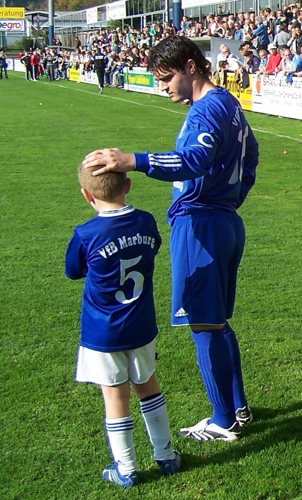 Auf dem Fußballplatz