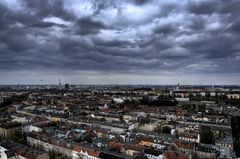 Auf dem Gasometer - Berlin aus 80 Metern Höhe