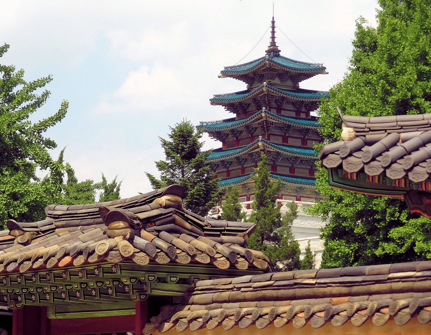 auf dem gelände des gyeongbokgung palastes 1