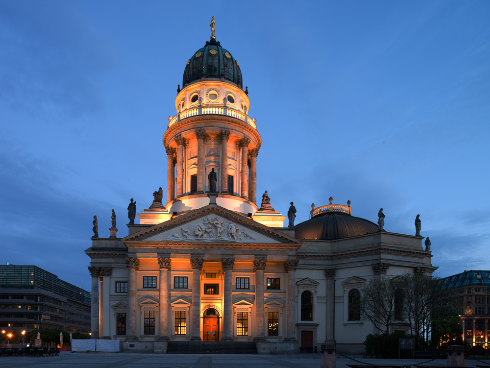 ... Auf dem Gendarmenmarkt ...