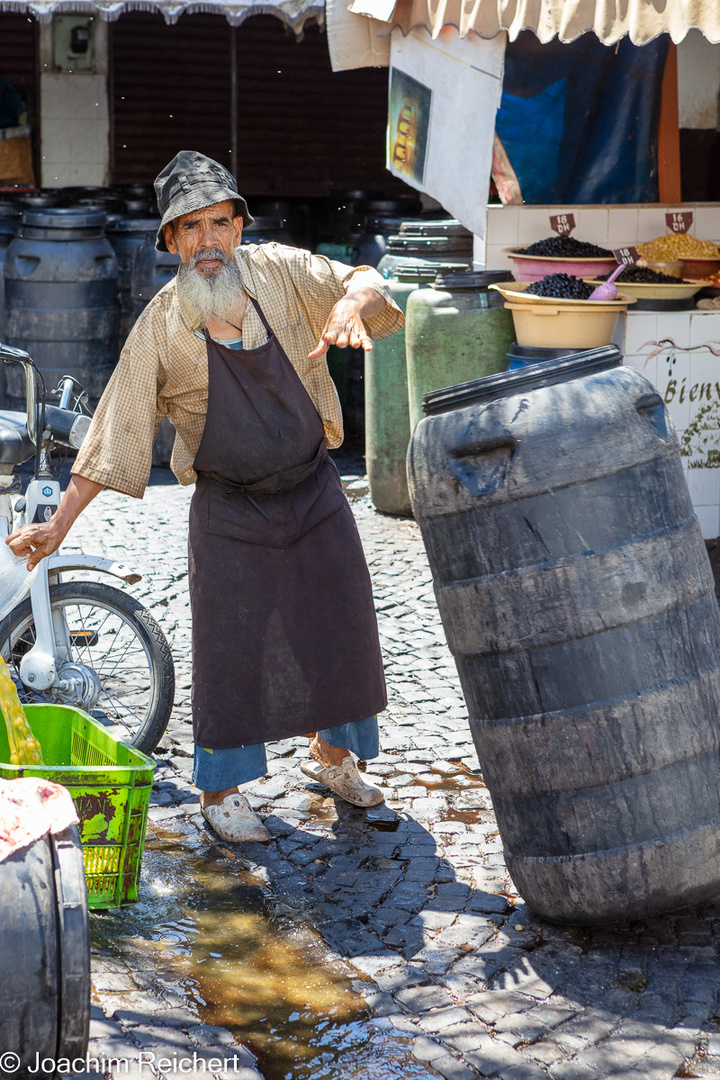 Auf dem Gewürzmarkt im Quartier Habous von Casablanca