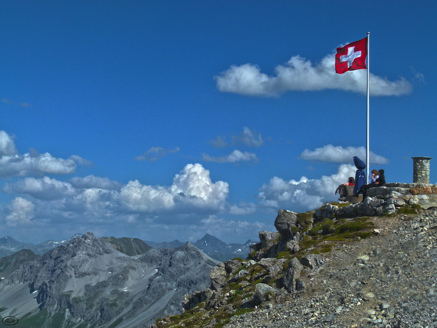 Auf dem Gipfel...