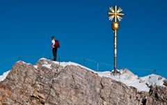 Auf dem Gipfel der Zugspitze