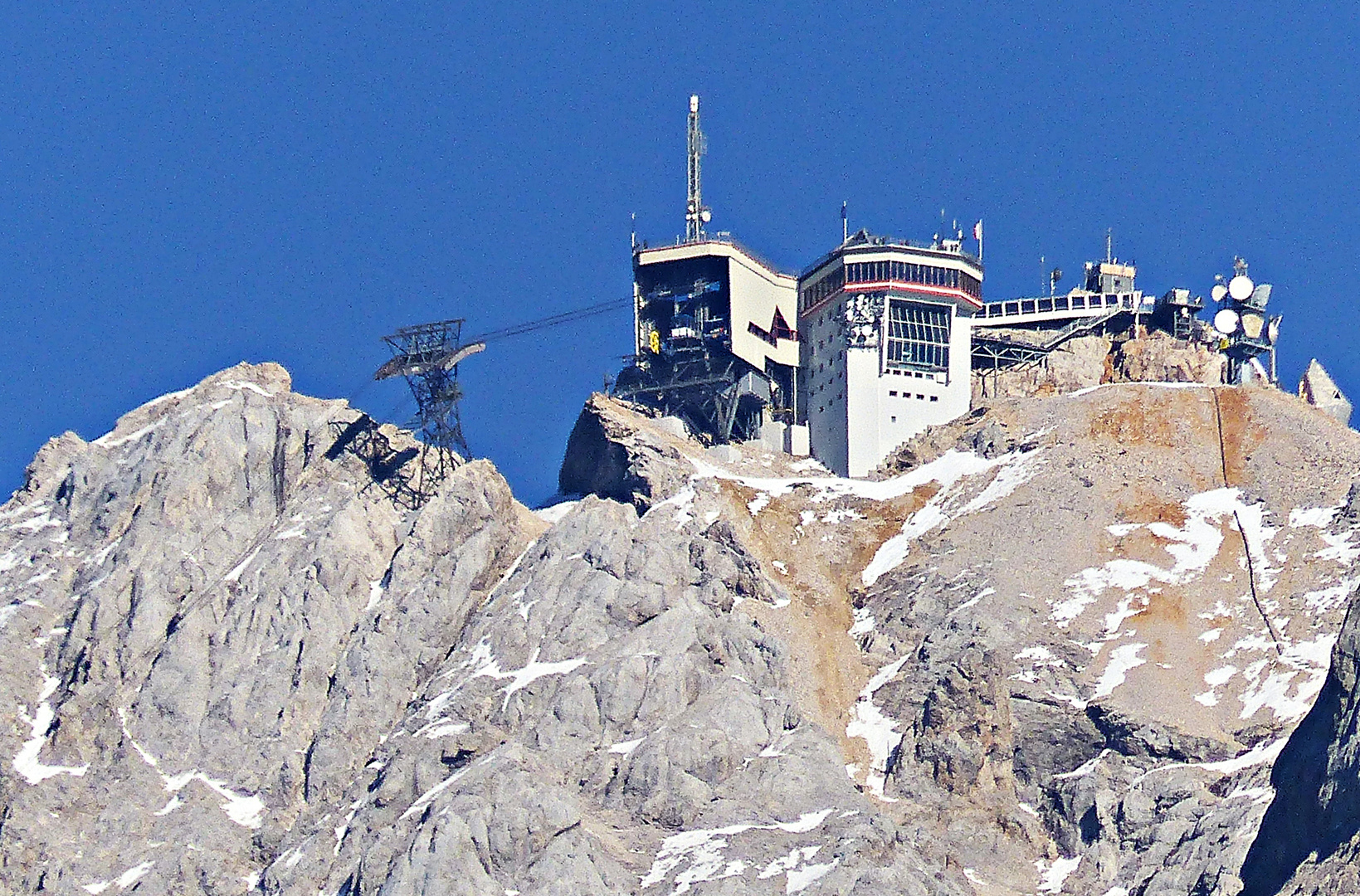 Auf dem Gipfel der Zugspitze