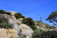 Auf dem Gipfel des Atalaya de Alcudia im Norden Mallorcas