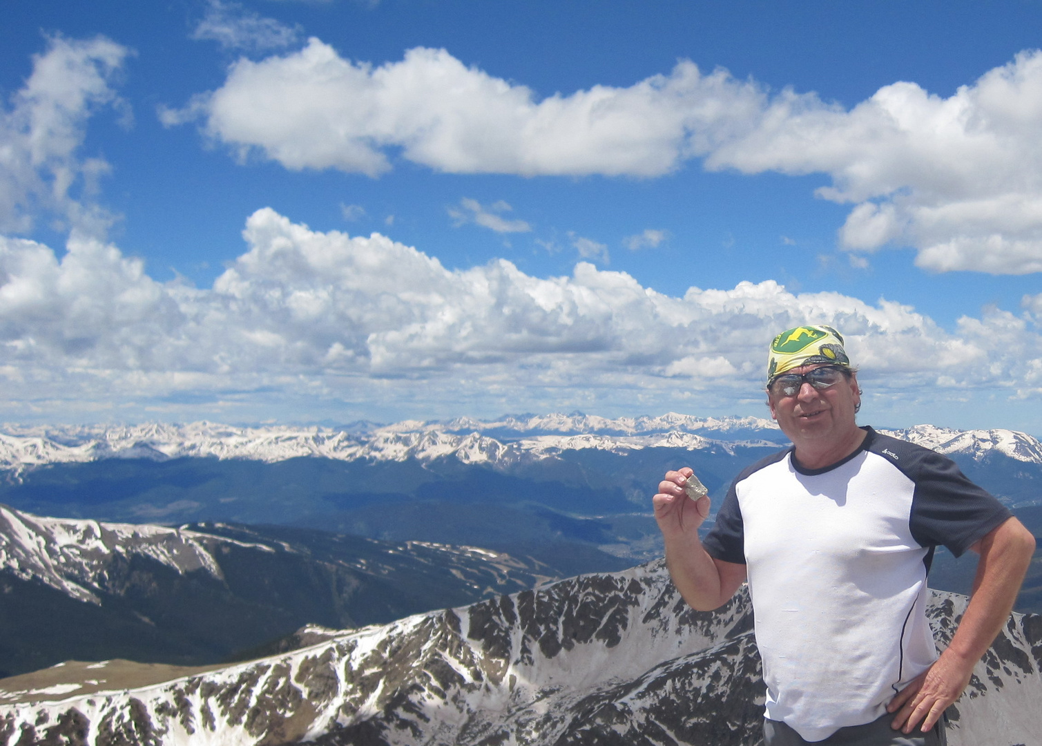 Auf dem Gipfel des Grays Peak, Rocky Mountains, Colorado, 4.350 m