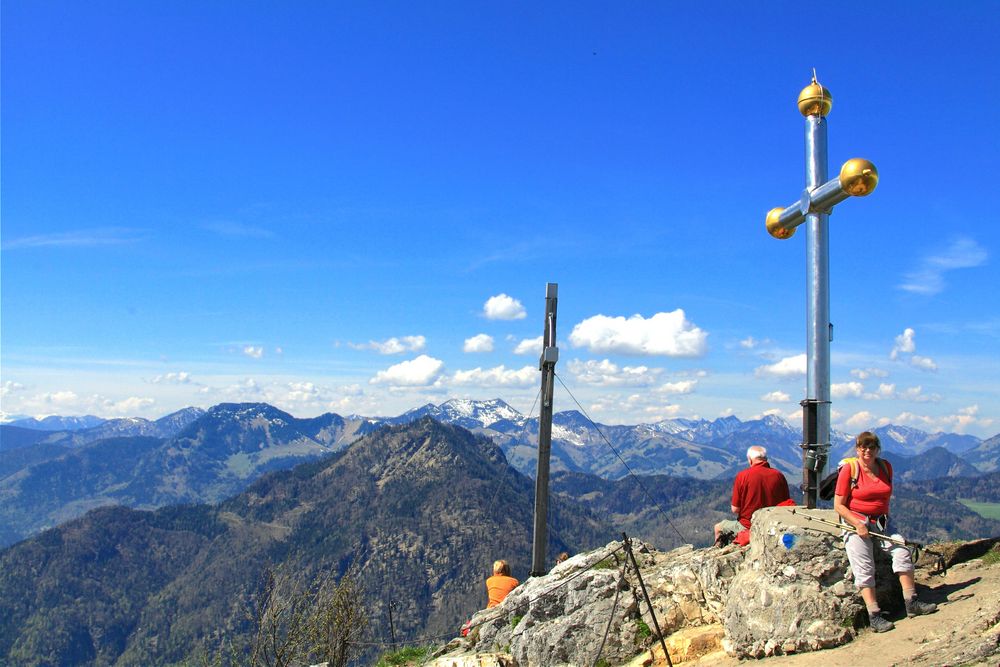 Auf dem Gipfel des Kranshorns