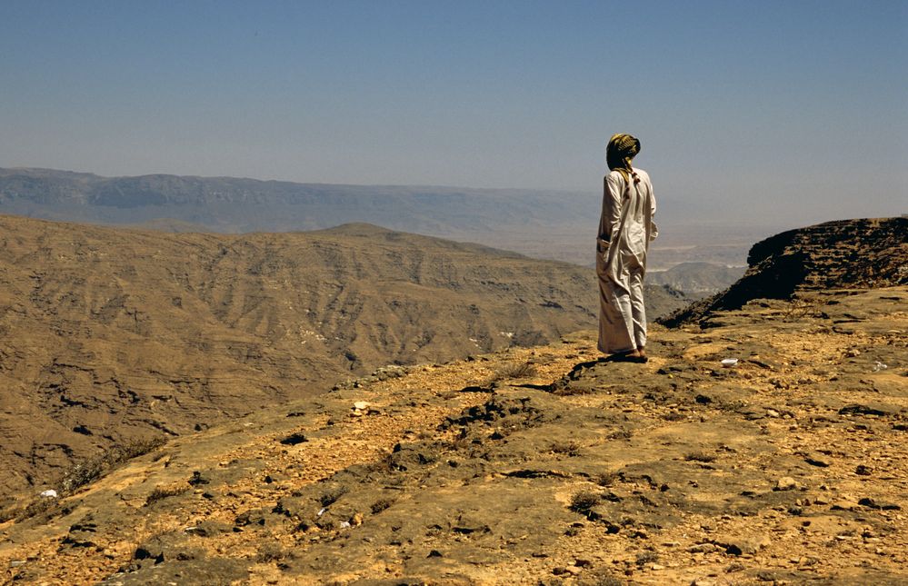 Auf dem Gipfelplateau des Jebel al-Qamar