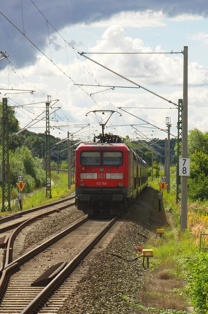 Auf dem Gleis