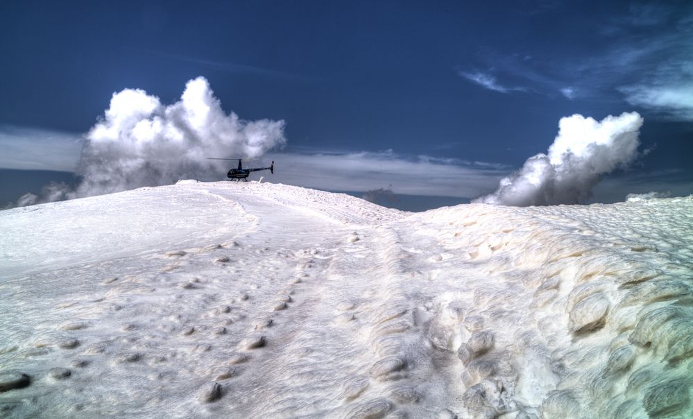 Auf dem Gletscher