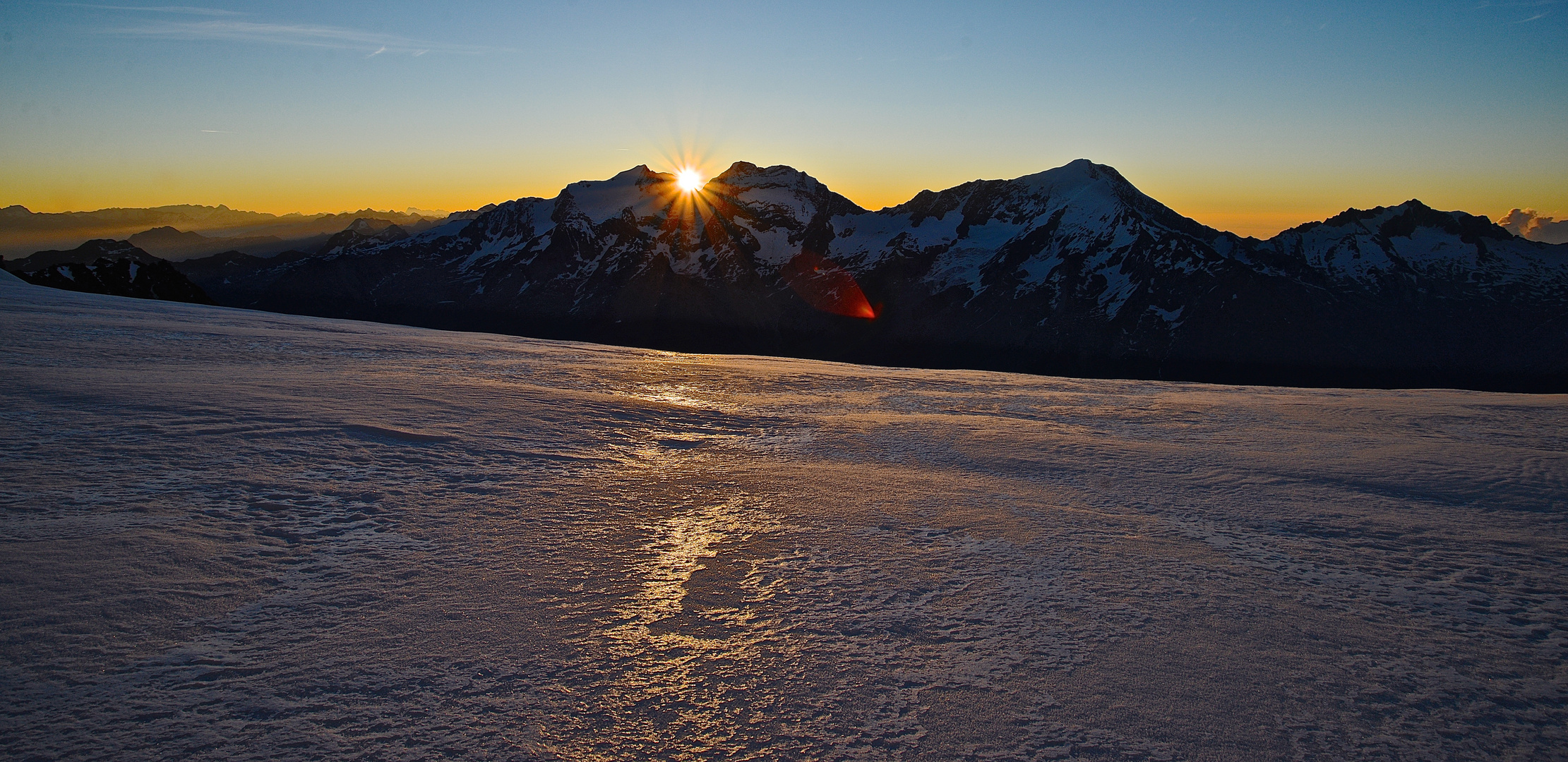 Auf dem Gletscher