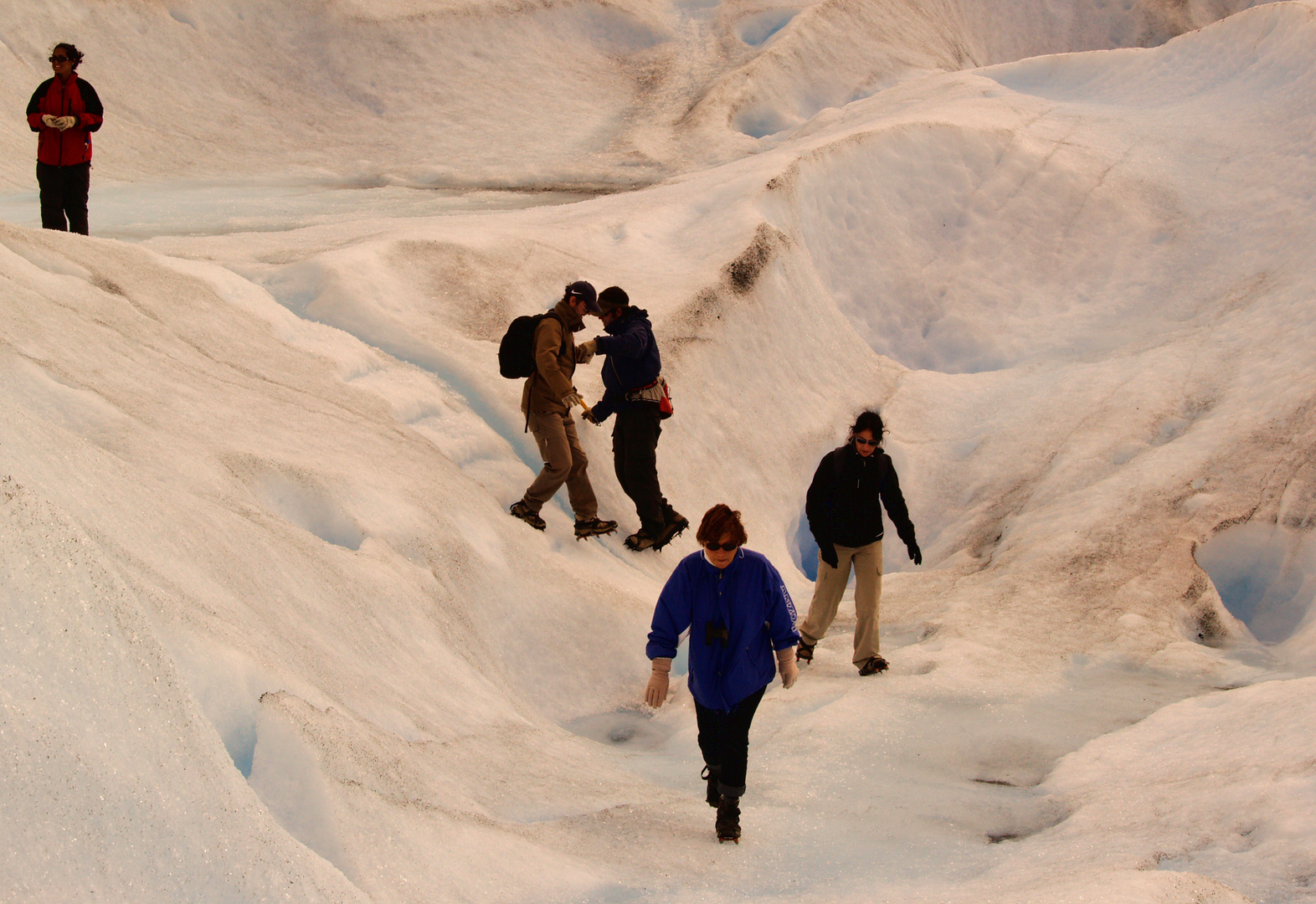 auf dem Gletscher 