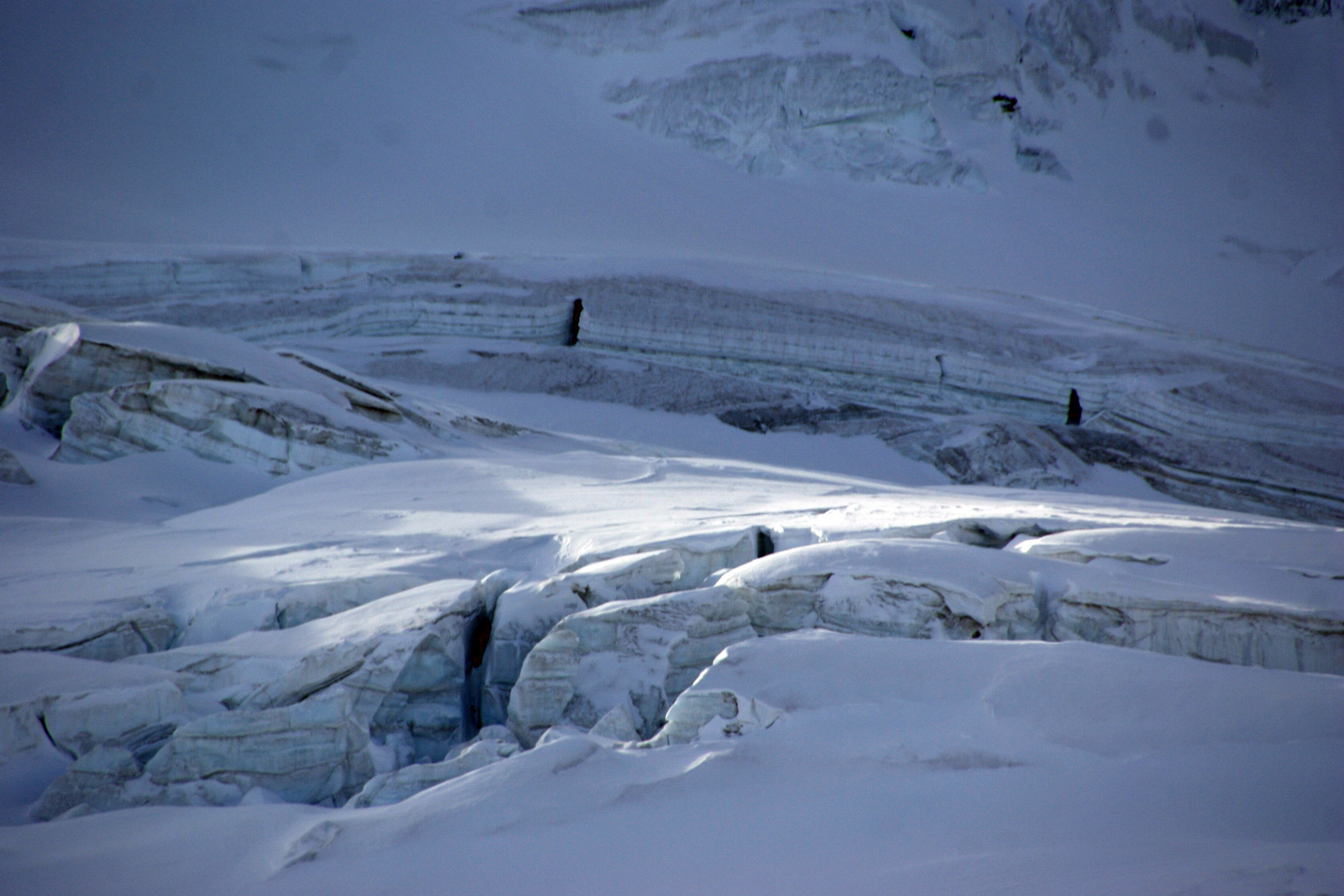 Auf dem Gletscher bei Saas Fee