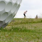 auf dem Golfplatz