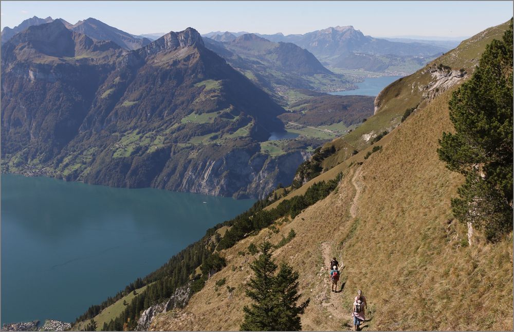 auf dem Gratweg über der Innerschweiz