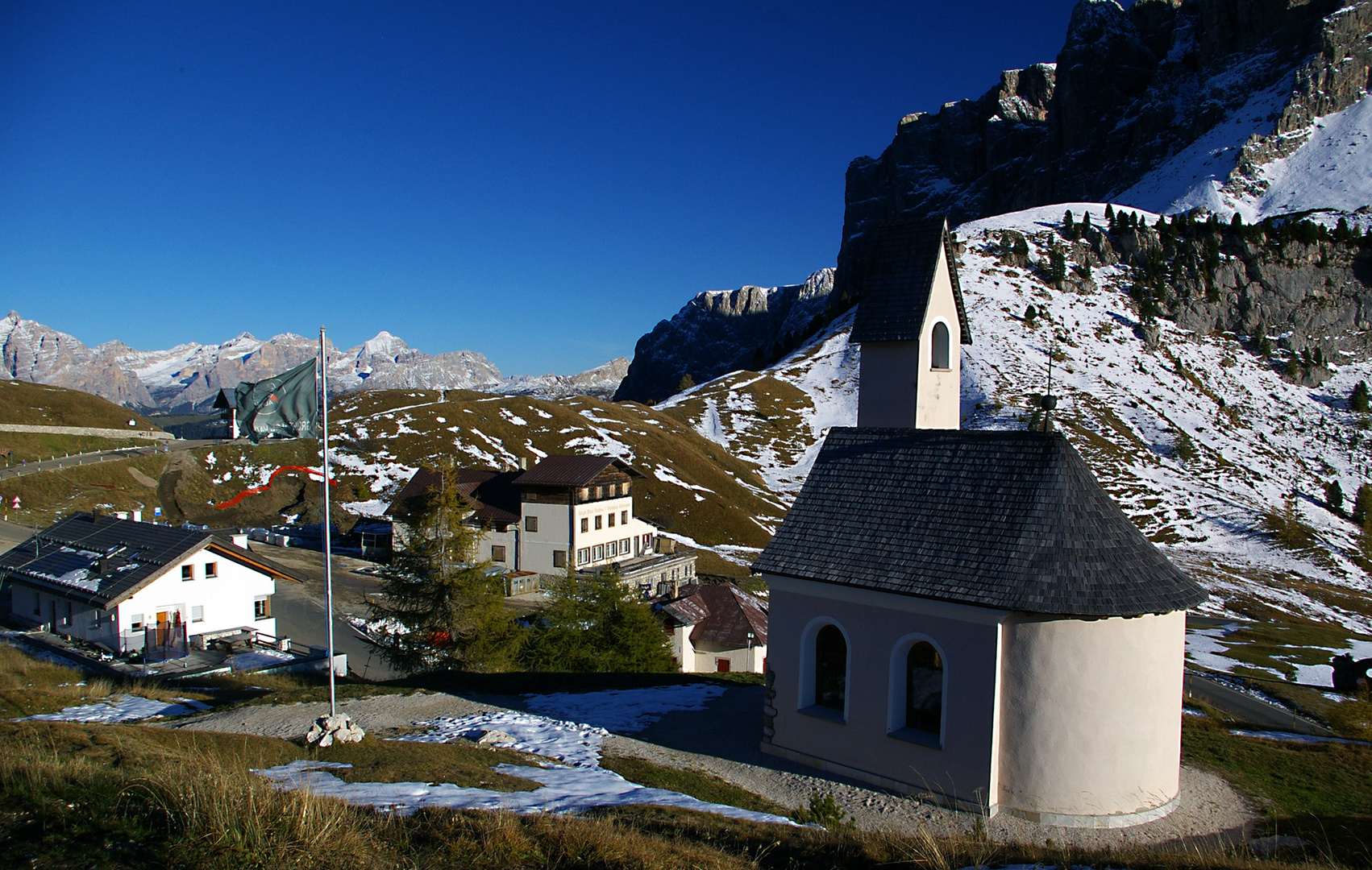 Auf dem Grödner Joch