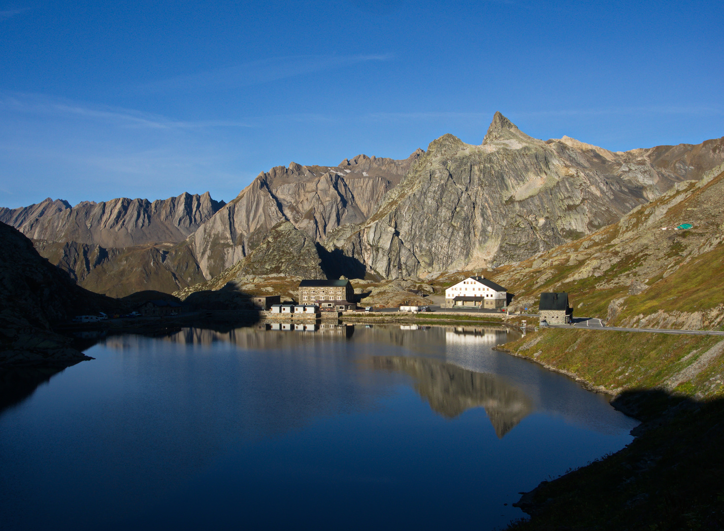 Auf dem Grosser St. Bernhard-Pass