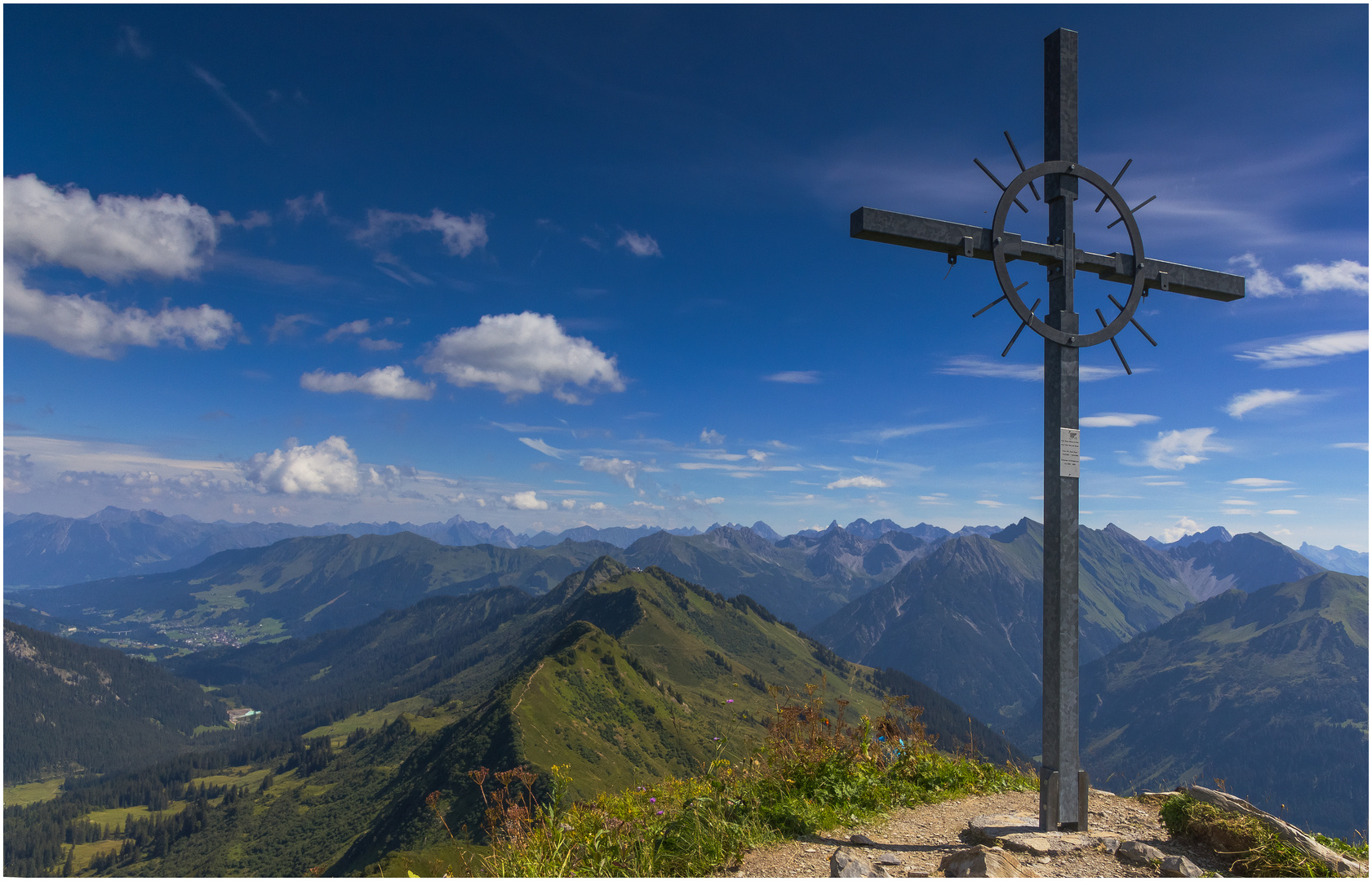 Auf dem Grünhorn 2039 m ü. M.